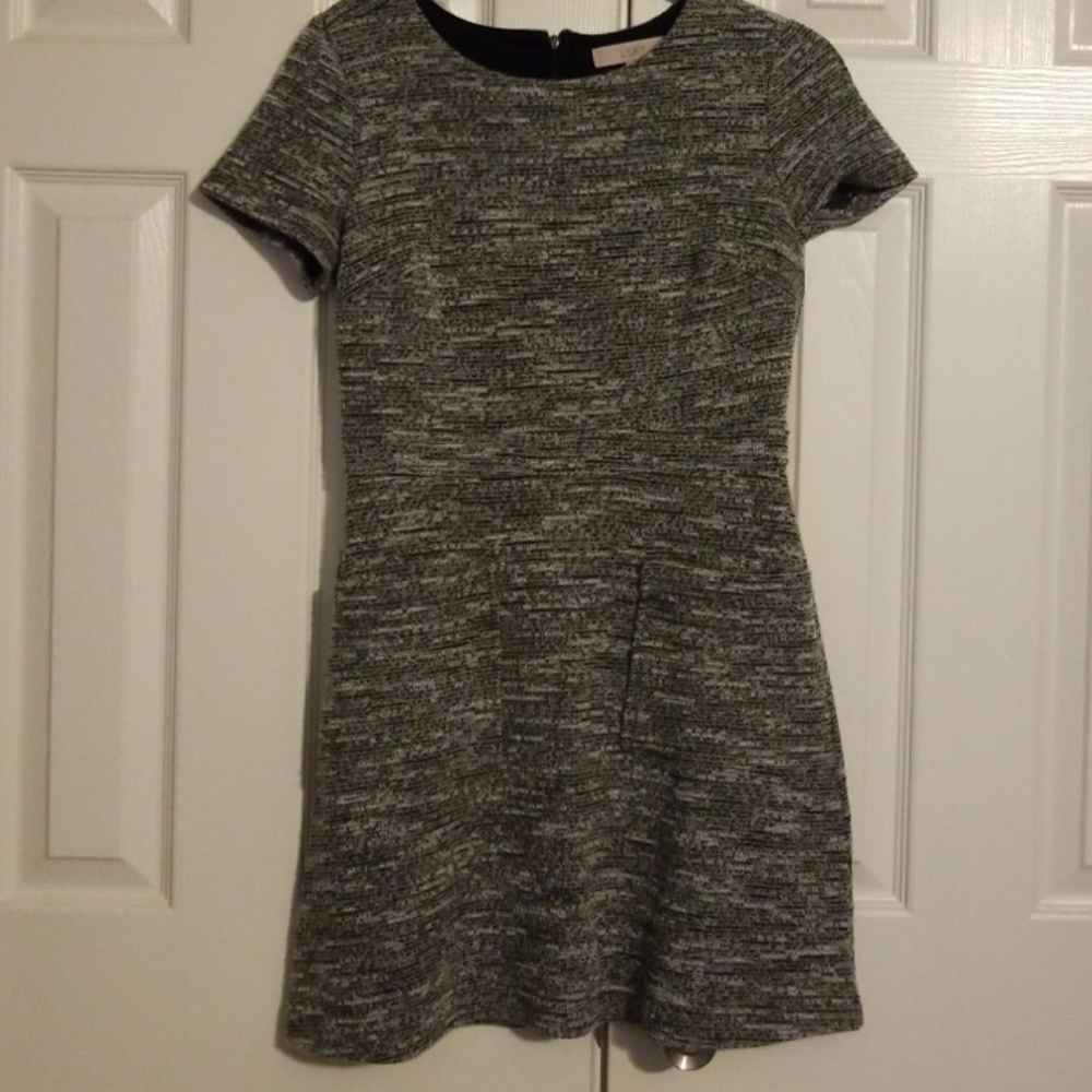 Black/grey Loft dress